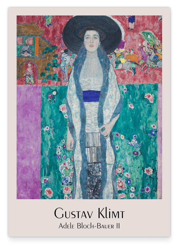 Gustav Klimt - Museum-Poster Adele Bloch-Bauer II