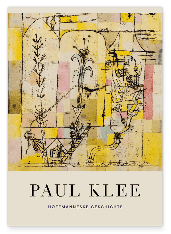 Paul Klee - Museum-Poster Hoffmanneske Geschichte