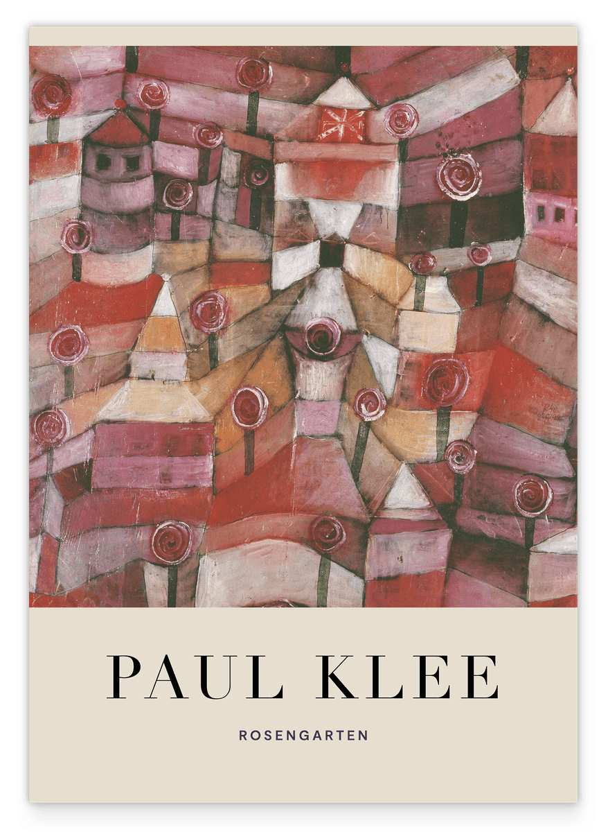 Paul Klee - Museum-Poster Rosengarten