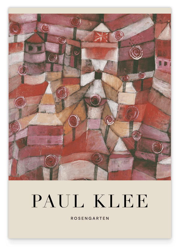 Paul Klee - Museum-Poster Rosengarten