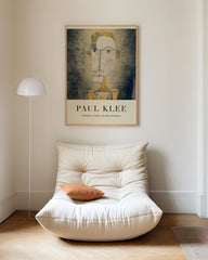 After Hover: Paul Klee - Museum-Poster Portrait eines gelben Mannes