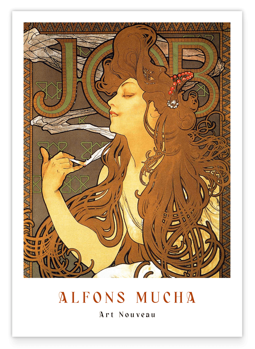 Alfons Mucha - Museum-Poster Rauchende Frau I - JOB