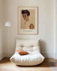 After Hover: Egon Schiele - Museum-Poster I Selbstportait