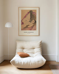 After Hover: Egon Schiele - Museum-Poster I Zwei Liegende