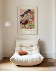After Hover: Egon Schiele - Museum-Poster I Sich liebende Frauen