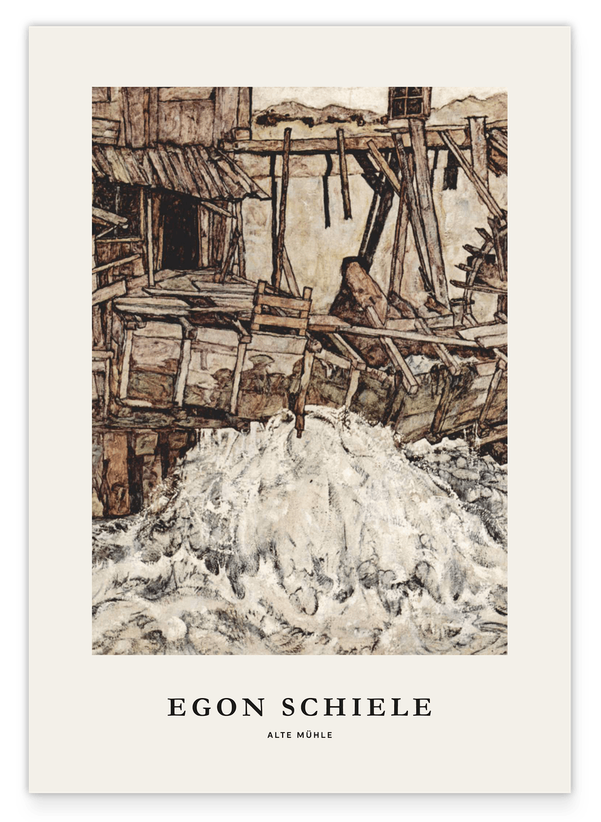 Egon Schiele - Museum-Poster I Alte Mühle