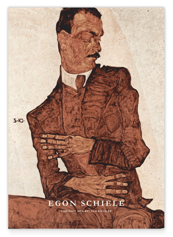 Egon Schiele - Museum-Poster II Portrait von Arthur Rössler
