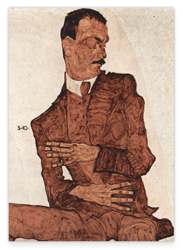 Egon Schiele - Portrait von Arthur Rössler