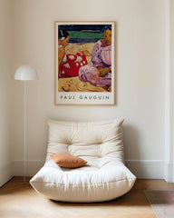 After Hover: Paul Gauguin - Museum-Poster Tahitische Frauen (oder Frauen von Tahiti) am Strand