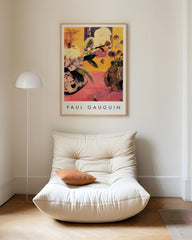 After Hover: Paul Gauguin - Museum-Poster Stillleben mit japanischer Grafik