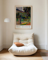 After Hover: Paul Gauguin - Museum-Poster Tahitianische Landschaft
