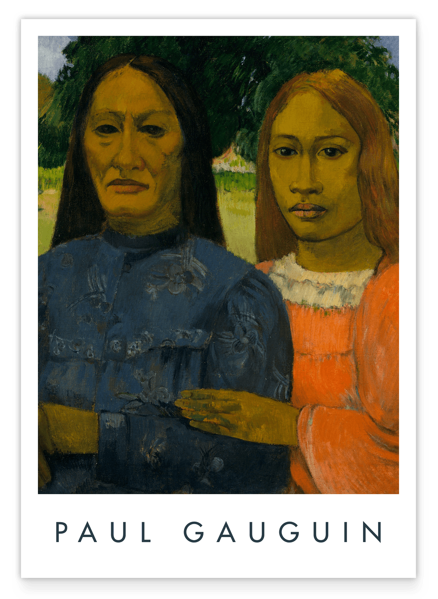 Paul Gauguin - Museum-Poster Zwei Frauen