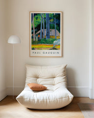After Hover: Paul Gauguin - Museum-Poster  Cabane sous les Arbres