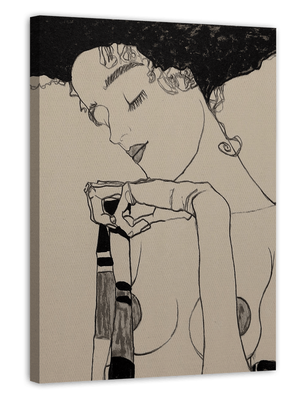 Egon Schiele - Portrait von Gerti Schiele
