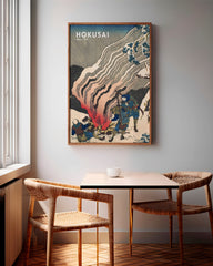 After Hover: Katsushika Hokusai - Museum-Poster II Yōrō-Wasserfall in der Provinz Mino (Mino no Yōrō no taki)