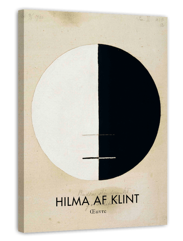 Hilma af Klint - Museum-Poster Buddha's Standpunkt im irdischen Leben, Nr. 3a