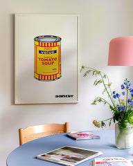 After Hover: Banksy - Museum-Poster Dose Tomato Soup