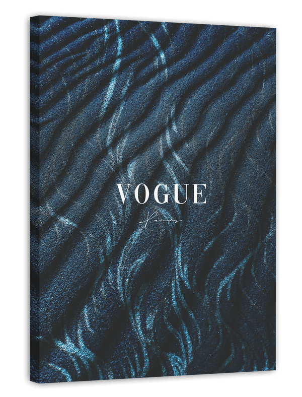 Mode Vogue Paris mit dunklem Muster