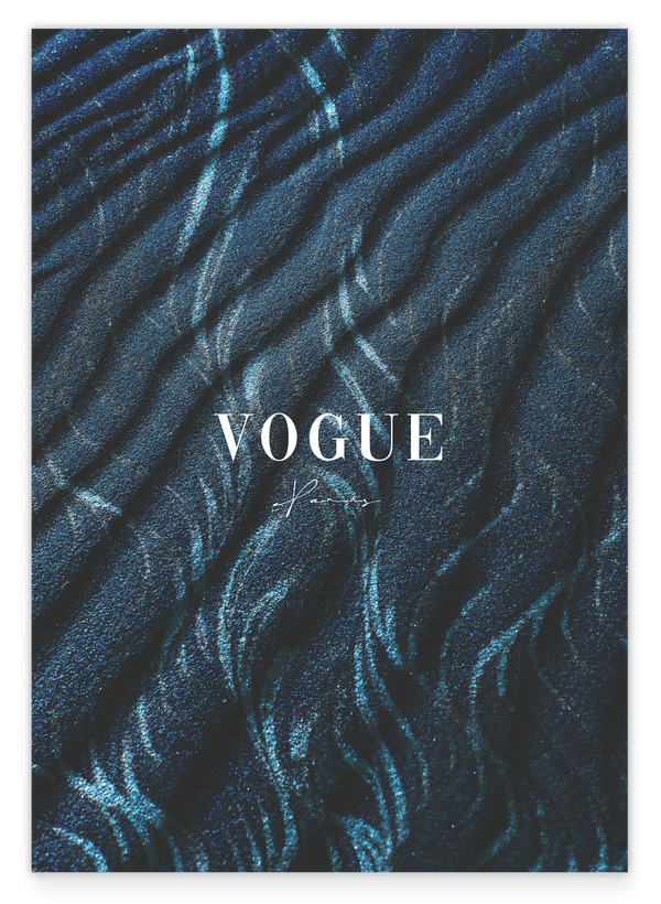 Mode Vogue Paris mit dunklem Muster