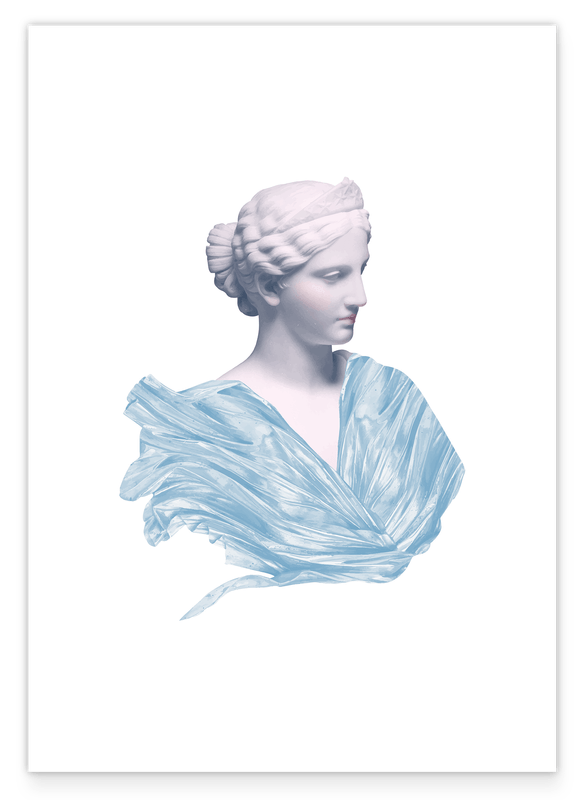 Griechische Statue im Kleid