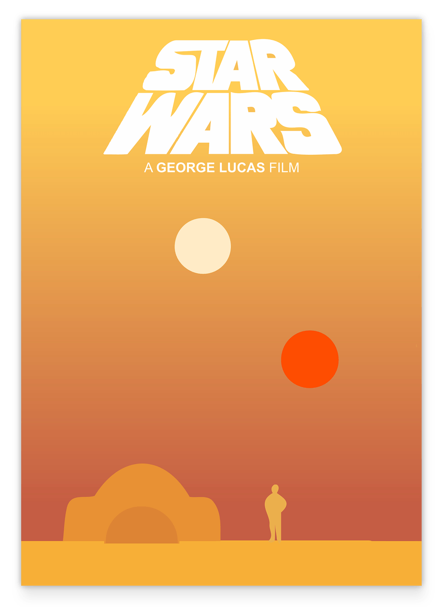 Star Wars Illustration - A George Lucas Film