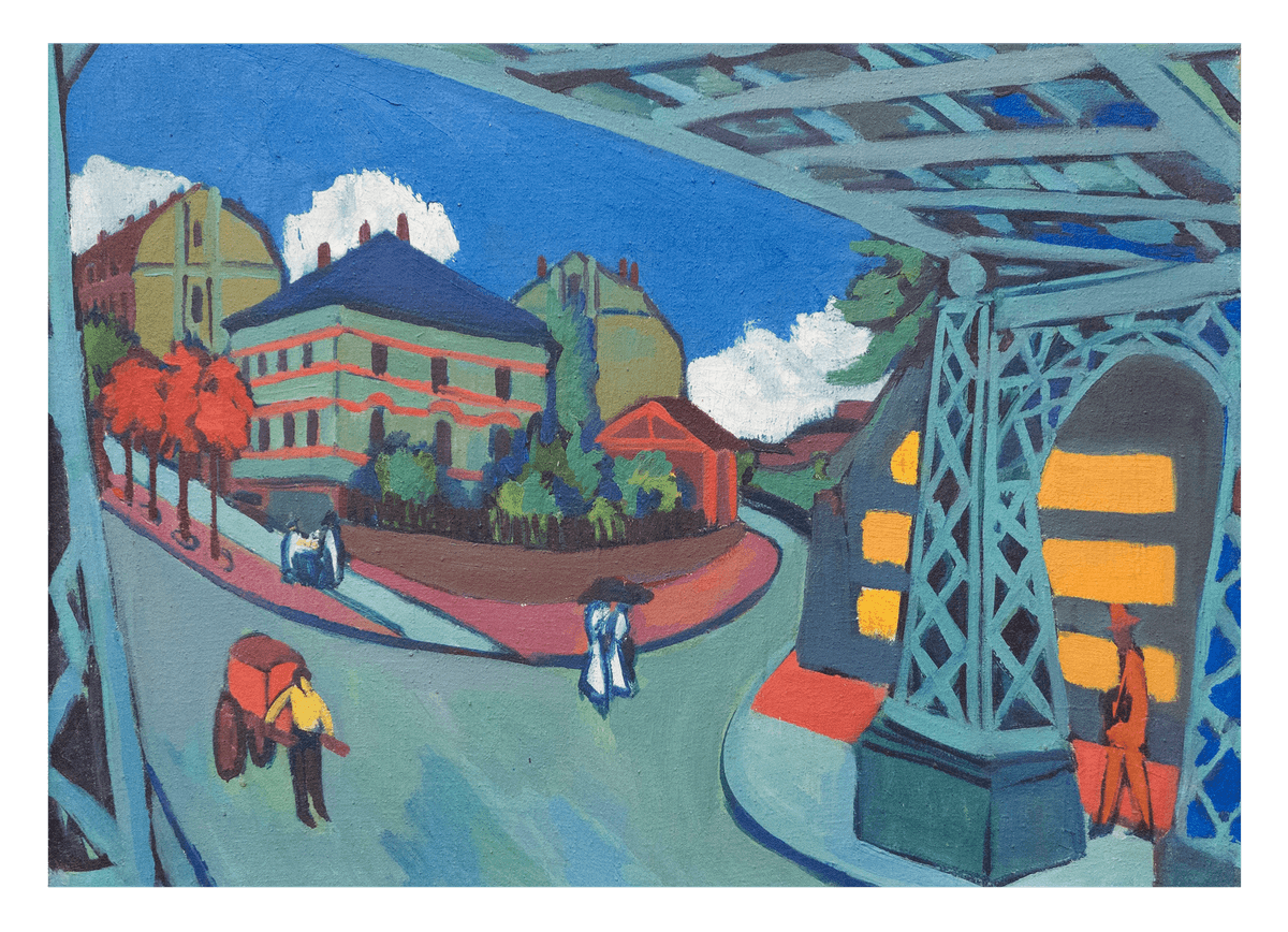 Ernst Ludwig Kirchner - Eisenbahnüberführung Löbtauer Straße in Dresden