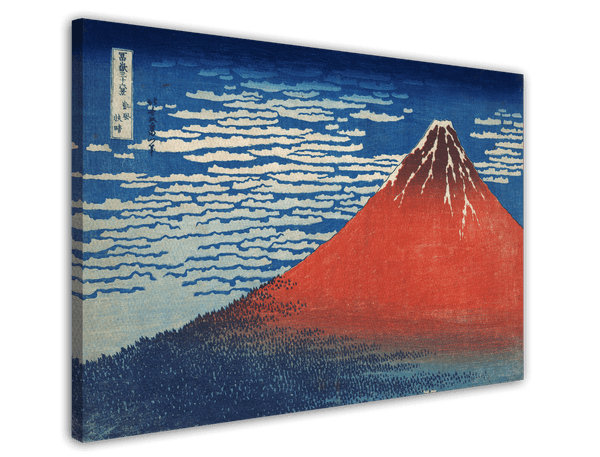 Katsushika Hokusai - Mount Fuji Südwind, klarer Himmel (Gaifū kaisei)