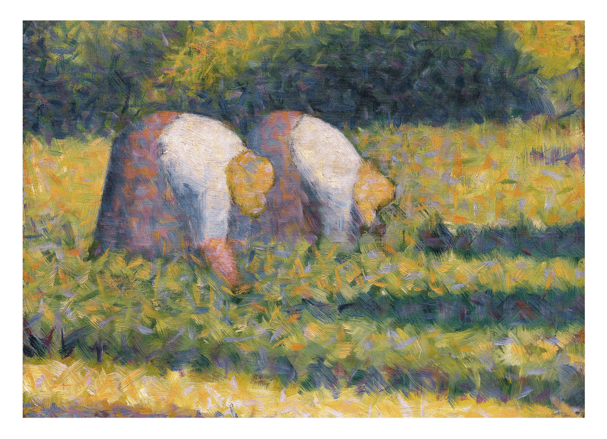 Georges Seurat - Bäuerinnen bei der Arbeit
