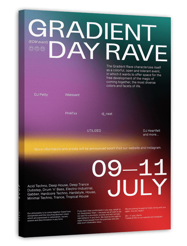 Gradient Day Rave in Berlin