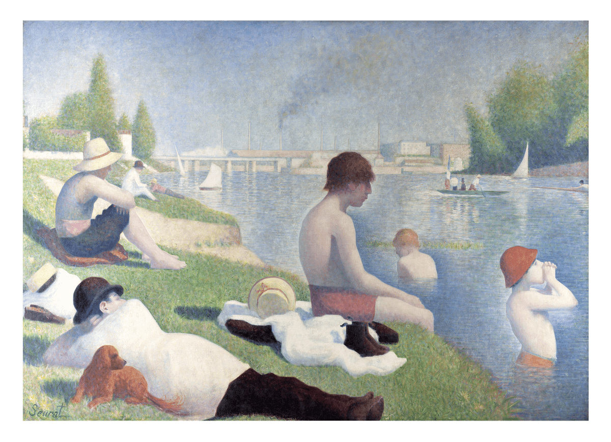Georges Seurat - Badende in Asnierès (Baigneurs à Asnierès)