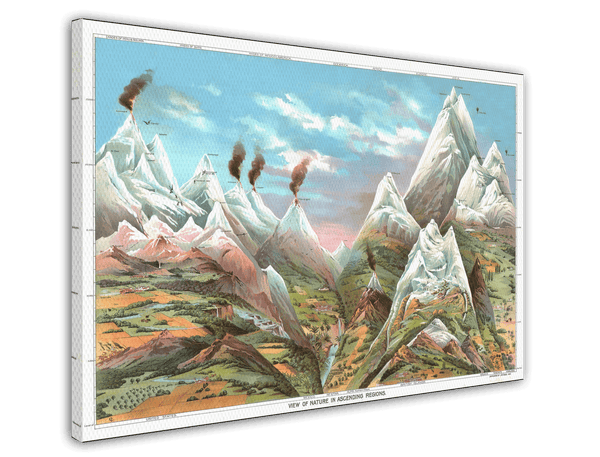 Berglandschaft "View of nature in ascending regions"