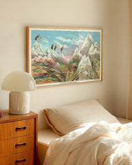 After Hover: Berglandschaft "View of nature in ascending regions"