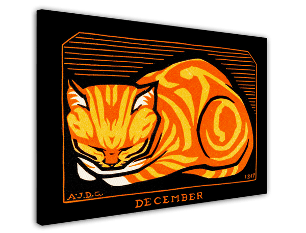 "December Cat" in Orange