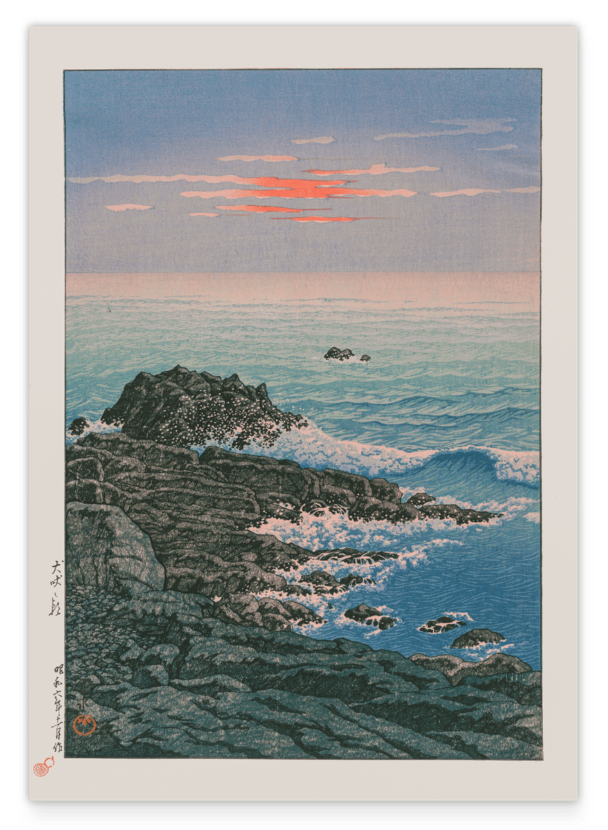 Kawase Hasui - Sonnenaufgang über Inubozaki