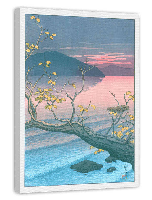 Kawase Hasui - Ufer des Towada-Sees in Aomori