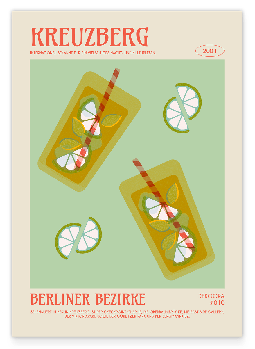 Sehenswürdigkeiten in Berlin Kreuzberg - Cocktails in Grün