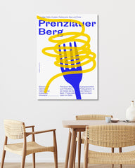 After Hover: Dining in Prenzlauer Berg Berlin - Gabel in Blau