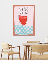 After Hover: Aperol Spritz mit Eiswürfeln
