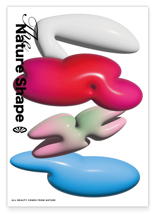 Blumen und Tropfen aus der Nature Shape Serie