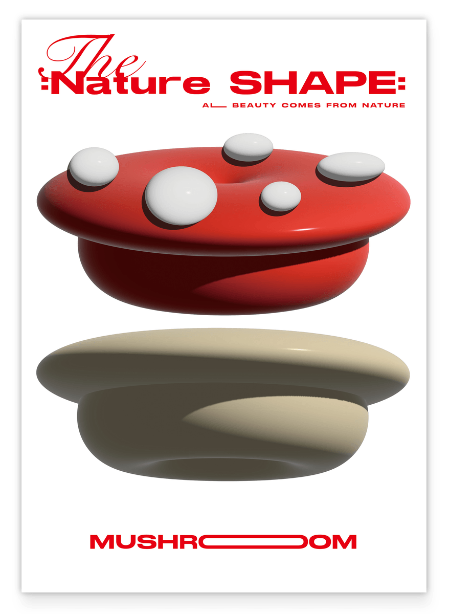 Fliegenpilz aus der Nature Shape Serie