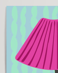 After Hover: Abstrakte Vase mit Lampenschirm