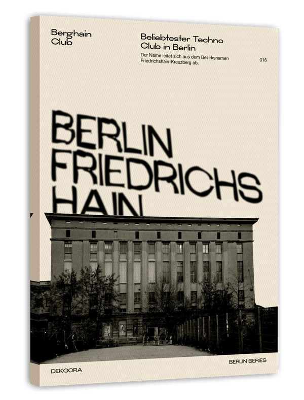 Berlin Friedrichshain inspiriert vom Club Berghain