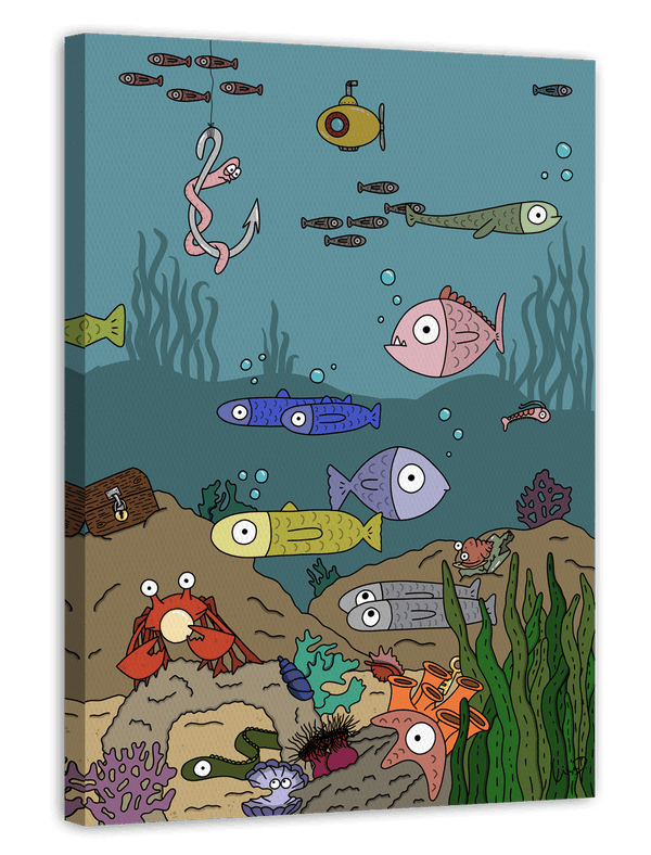 Unterwasser Tiere beim Tauchgang