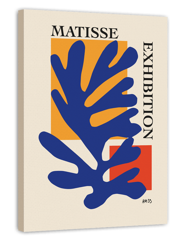 Blaues Korallenblatt von Matisse inspiriert