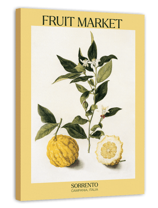Lemon Fruit Market in Sorrento Italia