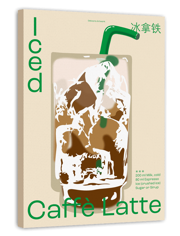 Iced Caffé Latte mit Rezept