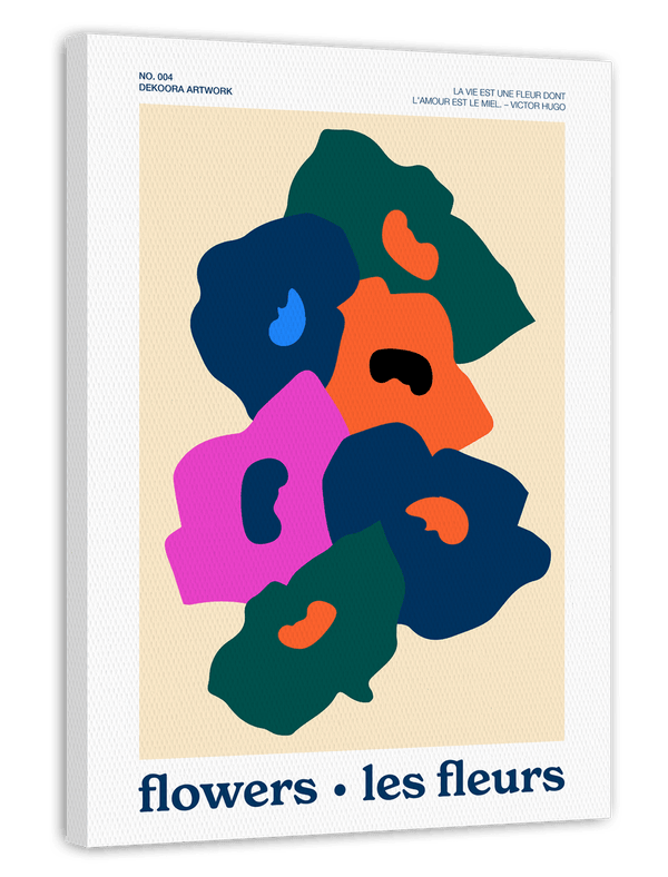 Abstraktes Blumen-Muster - Les fleurs