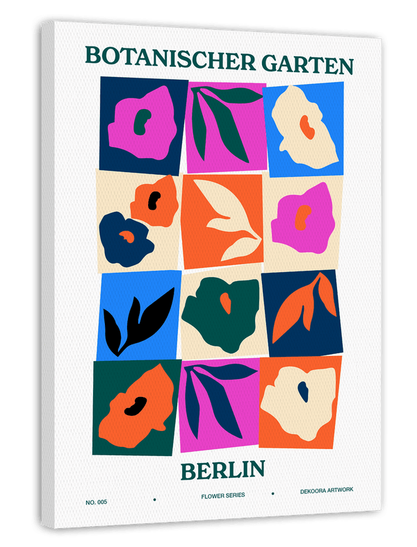 Bunte Blumen und Blätter - Botanischer Garten Berlin