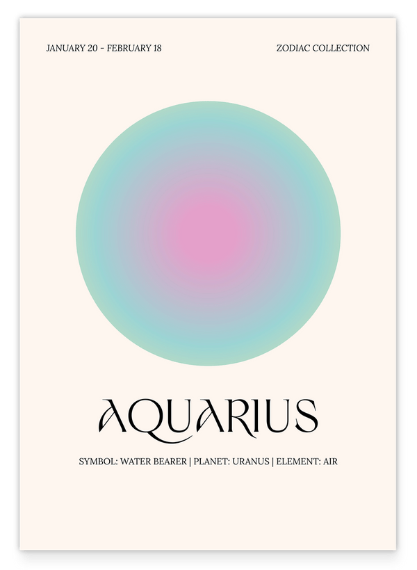 Sternzeichen Wassermann "Aquarius"