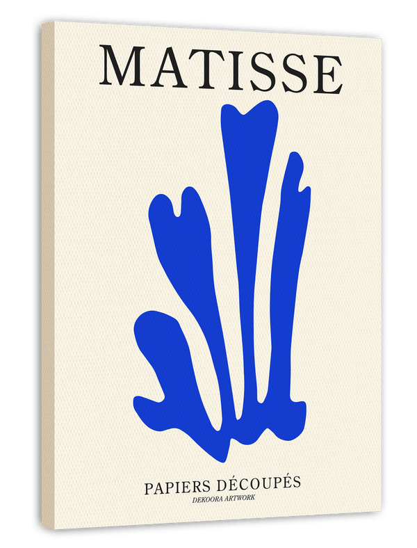 Papiers Découpiérs - Blaue Koralle von Matisse inspiriert